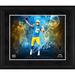 Justin Herbert Los Angeles Chargers Facsimile Signature Framed 16" x 20" Stars of the Game Collage