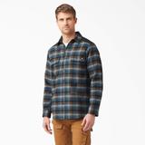 Dickies Men's Heavyweight Brawny Flannel Shirt - Southern Fall Plaid Size 3Xl (WL901)