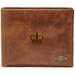 Men's Fossil Brown Columbia University Leather Ryan RFID Passcase Wallet