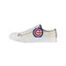 Women's FOCO Cream Chicago Cubs Low Top Canvas Shoes