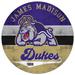 James Madison Dukes 20'' x Retro Logo Circle Sign