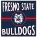 Fresno State Bulldogs 10'' x Retro Team Sign