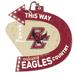 Boston College Eagles Arrow Sign