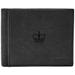 Men's Fossil Black Columbia University Leather Ingram RFID Flip ID Bifold Wallet