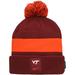Men's Nike Maroon Virginia Tech Hokies Sideline Team Cuffed Knit Hat with Pom