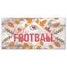 Kansas City Chiefs 6'' x 12'' Hello Football Wall Art