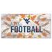 West Virginia Mountaineers 6'' x 12'' Hello Football Wall Art