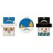 Los Angeles Chargers 3-Pack Ornament Set