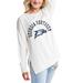 Women's Gameday Couture Cream Georgia Southern Eagles Side Split Pullover Top