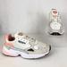 Adidas Shoes | Adidas Women's Size 7 Falcon Off White Peach Pink Lace-Up Running Shoes Sneakers | Color: Pink/White | Size: 7