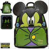 Disney Bags | Loungefly Disney Mickey Mouse Frankenstein Cosplay Mini Backpack "New" | Color: Black/Green | Size: Os
