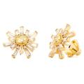 Kate Spade Jewelry | Kate Spade Sunny Crystal Earrings | Color: Gold/Yellow | Size: Os