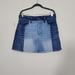 Madewell Skirts | Madewell Mccarren Colorblock Raw Hem Denim Skirt Size 31 | Color: Blue | Size: 31