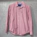 American Eagle Outfitters Shirts | Ae American Eagle Athletic Fit Mens Pink Striped Long Sleeve Button Down Shirt M | Color: Pink/White | Size: M