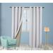 Frifoho Faux Linen Max Blackout Thermal Rod Pocket Curtain Panel Linen in Gray | 52 W in | Wayfair 02NJ6260NGTDC72Y85YS