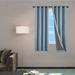 Frifoho Linen Solid Max Blackout Thermal Grommet Curtain Panels Linen in Green/Blue | 84 H x 50 W in | Wayfair 05LQ6260RCGJOQGX4XPV