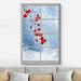 IDEA4WALL Canvas Print Wall Art Window View Winter Snow Snowflake Fruit Tree Landscape Nature Wilderness Illustrations Modern Art Rustic Decorative Sc Canvas | Wayfair