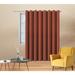 Eider & Ivory™ Macia Microfiber Solid Max Blackout Thermal Grommet Curtain Panels Microfiber in Orange | 96 H x 100 W in | Wayfair