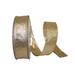 The Holiday Aisle® Solid Ribbon Fabric in Gray/Yellow | 4 D in | Wayfair 9397B7B283D143F9B1A5E68C98CA52E7