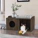 Archie & Oscar™ Mukul Cat House 2 Hole w/ 1 Door Wood in Brown | 19.4 H x 34.4 W x 19.5 D in | Wayfair 1ADB08E9213B481593923CC22D209B31