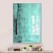 17 Stories Grey & Blue Modern Art II 2FL47770 Metal in Black/Gray/Green | 32 H x 16 W x 1 D in | Wayfair FB03718286E848F59116F6263A6B6D94