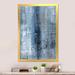 17 Stories Blue Meets Grey Abstract Art Blue Meets Grey Abstract Art - on Canvas in Blue/Gray | 36 H x 24 W x 1 D in | Wayfair