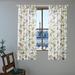 Winston Porter Sheer Curtains Living Room Cotton Blend Printed Print Sheers Window Treatment Set Rod Pocket Drapes Polyester | Wayfair