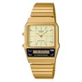 Casio Men's Analogue-Digital Quartz Watch with Stainless Steel Strap AQ-800EG-9AEF