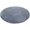 Hochflor-Teppich ESPRIT "Relaxx ESP-4150", blau (blau, grau), H:25mm Ø:120cm, Kunstfaser, Teppiche, Wohnzimmer, sehr große Farbauswahl, weicher dichter Hochflor