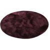 Hochflor-Teppich ESPRIT "Relaxx ESP-4150", rot (bordeaux), H:25mm Ø:200cm, Kunstfaser, Teppiche, Wohnzimmer, sehr große Farbauswahl, weicher dichter Hochflor