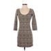 Forever 21 Casual Dress - Bodycon: Tan Dresses - Women's Size Small