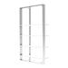 Benjara Cid 79 Inch Modern Bookshelf, 4 Shelves, Steel Frame, Glossy, White | 78.75 H x 47.5 W x 13 D in | Wayfair BM279335
