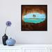 Latitude Run® Paradise Photographic Print on Wrapped Canvas Canvas, Cotton in Black/Blue/Brown | 18 H x 18 W x 1.5 D in | Wayfair LATR2209 31882640