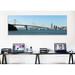 Ebern Designs Panoramic Suspension Bridge Across a bay, Bay Bridge, San Francisco Bay, San Francisco, California | 12 H x 60 W x 1.5 D in | Wayfair