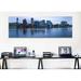 Ebern Designs Panoramic 'Willamette River, Portland, Multnomah County, Oregon' Photographic Print on Canvas in Blue | 1.5 D in | Wayfair