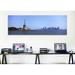 Ebern Designs Panoramic 'Statue of Liberty w/ Manhattan Skyline in the Background, Liberty Island, New York City | 36 W x 1.5 D in | Wayfair