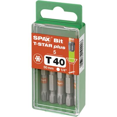 Spax 5000009193409 Sechsrund-Bit t 40 5 St.