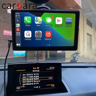 Tablette CarPlay sans fil Android Auto AirPlay téléphone écran de liaison miroir navigation GPS