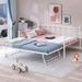 Nestfair Full Size Metal Daybed with Twin Size Adjustable Trundle