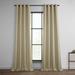Exclusive Fabrics Faux Linen Grommet Room Darkening Curtain (1 Panel)