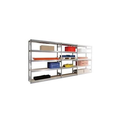 PROREGAL Großfachregal | HxBxT 200x848x60cm| Fachlast 350 kg | Stecksystem Lagerregal Regalsystem Image