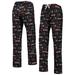 Women's Concepts Sport Black Philadelphia Flyers Breakthrough Allover Logo Sleep Pants