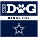 Imperial Dallas Cowboys 10" x 10.5" Dog Barks Wood Wall Art