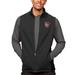 Men's Antigua Heather Black Bowling Green St. Falcons Course Full-Zip Vest