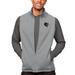 Men's Antigua Heather Gray UAB Blazers Course Full-Zip Vest