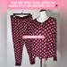 Kate Spade Intimates & Sleepwear | New! Kate Spade Floral Jogger 2pc Pajama Set In Pink/Burgundy Size Size Xl | Color: Pink/Red | Size: Xl