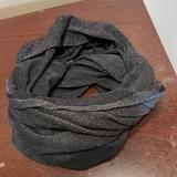 American Eagle Outfitters Accessories | American Eagle Black And Silver Infinity Scarf Nwt | Color: Black/Silver | Size: Os