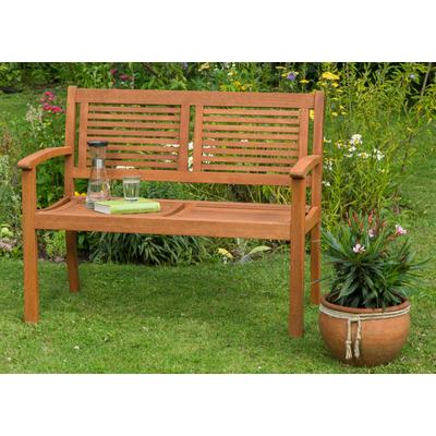 Gartenbank MERXX "Cordoba", braun, B:110cm H:90cm T:58cm, Holz, Sitzbänke Image