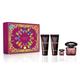 Versace Crystal Noir 4 Piece Gift Set: Eau De Toilette 90ml - Shower Gel 100ml - Body Lotion 100ml - Eau De Toilette 5ml