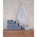 Brooks Brothers Criss Cross Stripe 3 Pcs Towel Set Turkish Cotton in Gray/Blue | 28 W in | Wayfair crissnvy3pc